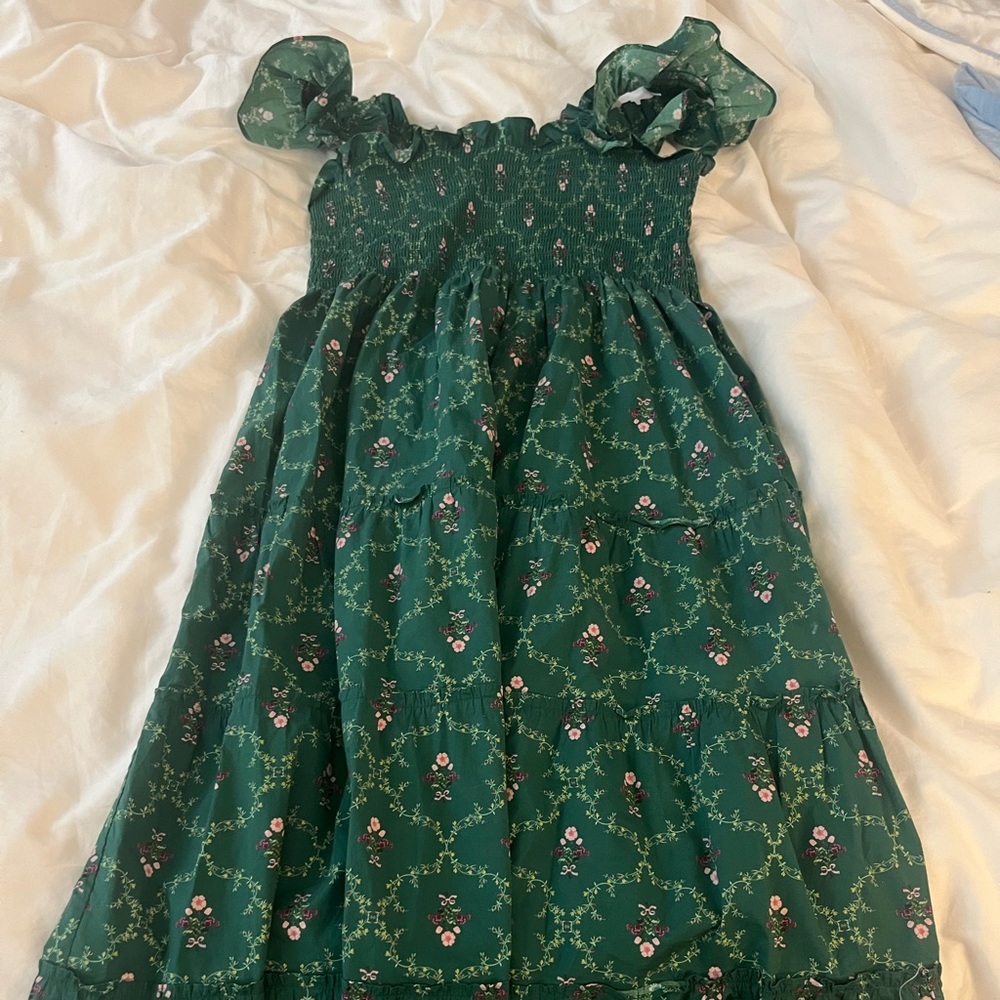 Emerald Trellis Ellie Nap Dress Hill House Home
